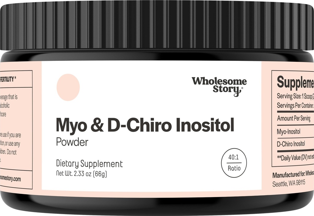 Myo-Inositol & D-Chiro Inositol Supplement pó para as mulheres