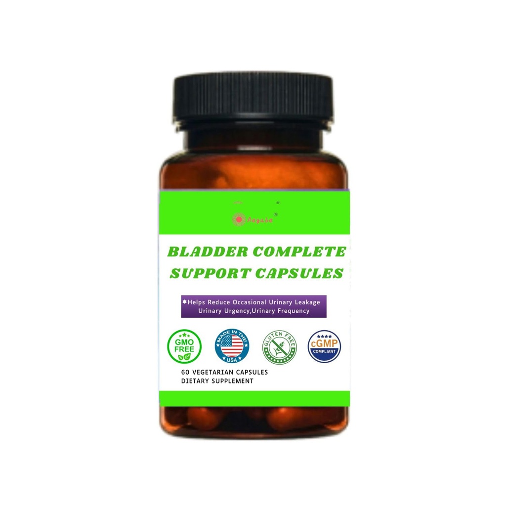Suplemento de controle de bexiga para reduzir a frequência urinária, Urgência e vazamento, Fórmula de 5 ingredientes potente com extrato de semente de abóbora,Cranberry, Vitamina D3, para homens e mulheres, 60 dias de fornecimento
