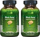 Irwin Naturals Bloat-Away - Equilíbrio de água de suporte - Eletrólitos Replenish & Minerals Essenciais - 60 Géis Líquidos - 2 Pack