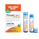 Garganta de BoironCalmo em curso viagem essencial para o alívio da garganta ferida, ou Scratchy, Garganta vermelha ou seca, e rouquidão - 2 Conde (160 Pellets)
