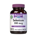 Bluebonnet Selenium 200mcg Cápsulas (L-selenometionina) - Potente Antioxidante Suporte - Complexo de Aminoácido Selenium Suplemento para Mulheres e Homens - Vegan, Não-GMO, Sem glúten - 90 Cápsulas Vegetais