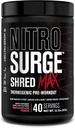 Fábrica Jacked Nitrosulge Destruiu Max Pré-treino - Alto desempenho Termogênico Pré- Treino Pó para Homens e Mulheres - L Citrulina, Acetil L Carnitina, Cafeína Orgânica - 40 Servings, Pêssego de Melancia