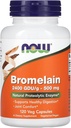 Bromelaína 2400 GDU/g 500 mg 120 vcaps