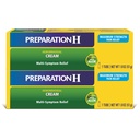 Preparação H Hemorroid Symptom Treatment Cream (2 x 1,8 Tubo de Onça), alívio de dor multi-sintoma de força máxima com Aloe