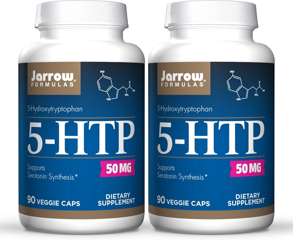 Jarrow 5-HTP 50 mg, 90 cápsulas (Multi-Pack)