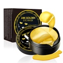 Sob remendos de olhos, 24K Gold Eye Mask, 60PCS Sob máscara de olhos, Colágeno Gel Pads Patch Tratamentos para lighten rugas Puffy Olhos escuros círculos anti-envelhecimento hidratante, finas linhas Olho Bags mulheres homens