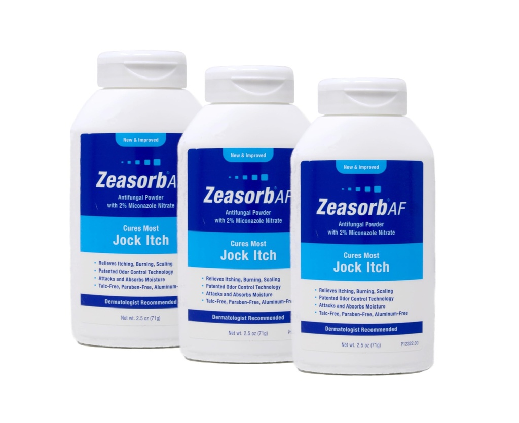 Zeasorb Antifungal Tratamento Pó, Jock Coceira 2,5 Oz (3 embalagem)
