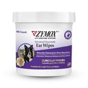 Zymox Toalhitas Enzimáticas Avançadas para Cães e Gatos - para Sujo, Waxy, Orelhas Fedorentas - Limpador de ouvido de força Premium - Não Irritante - Hipoalergênico - 100 ct