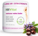 Tratamento de Varizes Vitais Hill para Pernas, Varicose Natural Creme de Veia & Tratamento de Veia Aranha para Pernas e Outras Partes do Corpo, Creme de Castanha Premium Cavalo para Vinhas Puffed, Infundido com 14 ervas