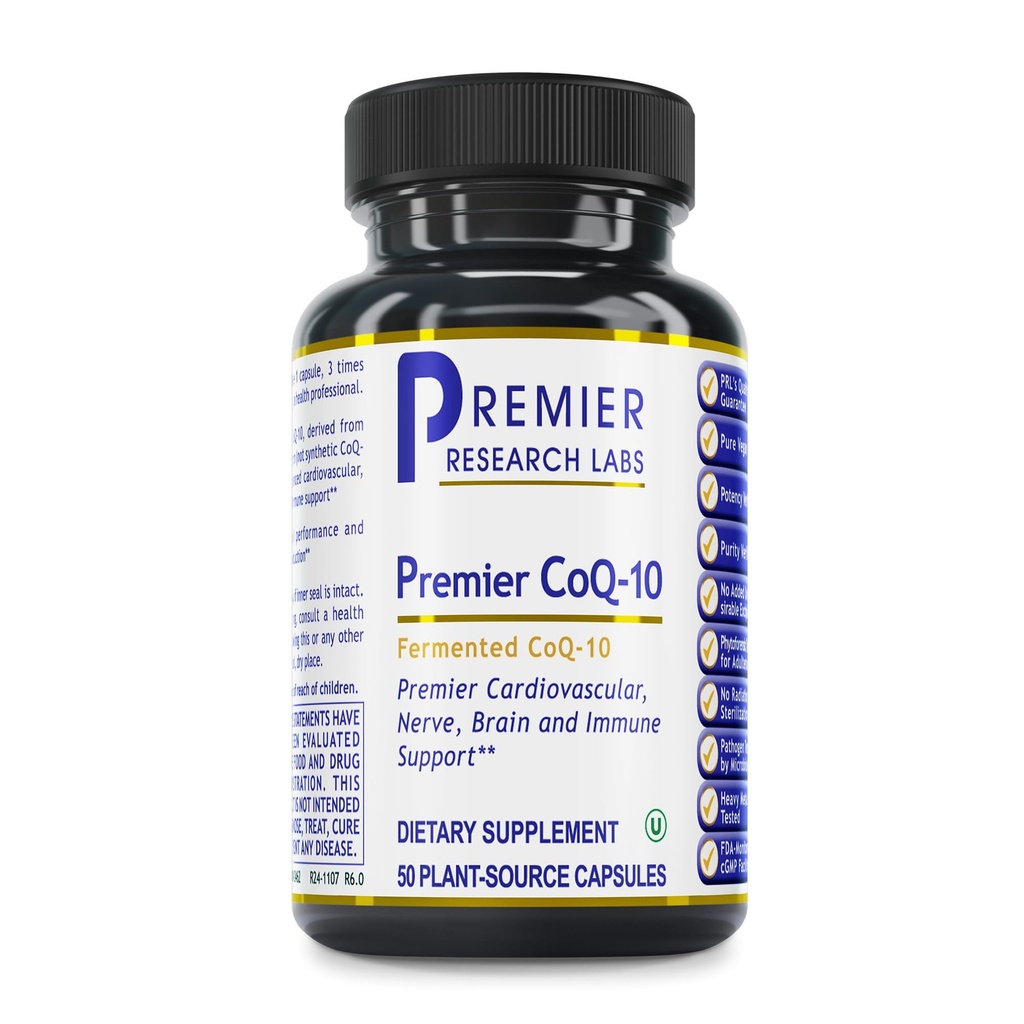 Quantum Nutrition Labs CoQ-10 Qulured - Coenzyme Q10, Co Q 10 Suplemento, 100mg Cápsulas para Saúde do Coração, Nervo e Suporte Imune, Ubiquinol Co Enzyme Q-10 com Algas Vermelhas - 60 Cápsulas Vegetarianas