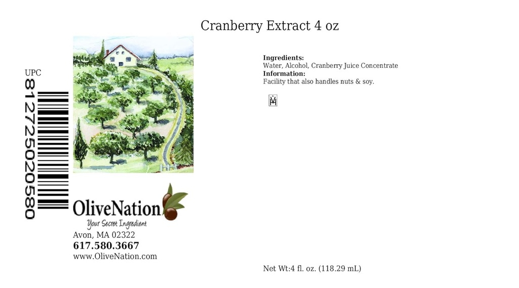 OliveNation Cranberry Extract - 4 onças - Adicione o sabor rico de cranberries a muffins, molhos e molhos - assando-extracts-and-flavorings