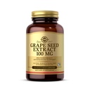 Solgar Grape Seed Extract 100 mg, 60 Cápsulas Vegetais - Phytonutrient Antioxidant Support - Vegan, Gluten Free, Dairy Free - 60 Servings