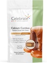 Celebre Vitaminas Bariátrica 500mg Citrato de cálcio Mastiga suave Combo com 500 UI Vitamina D3 – Essencial para Pacientes com Bypass gástrico e Saúde Óssea - Açúcar & Glúten Livre, Chocolate Caramel (90 Mastiga)