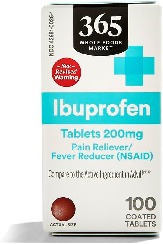 365 Valor diário Ibuprofeno Comprimidos 200mg, 100 ct