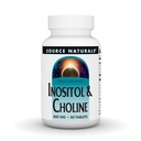Fonte Naturals Inositol & Choline 800 mg Suporta Função Nervo Saudável - 50 Comprimidos