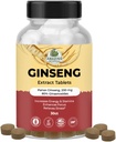 Incrivel Botanicals Panax Ginseng Extract Comprimidos - 200mg Ginsenosides de alta potência 80% para energia e relaxamento - Suplemento de ervas naturais para reforço cognitivo - 30 Comprimidos