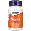 NOW Suplementos, Vitamina A 10.000 UI, Saúde dos olhos*, Nutrição Essencial, 100 Softgels