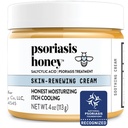 PSORIASE NENHUMA Creme de Renovação da Pele - Eczema & Seborreic Dermatite Creme - Tratamento da Psoríase para Pele, Vermelhidão e Itch Relief (4 onças)