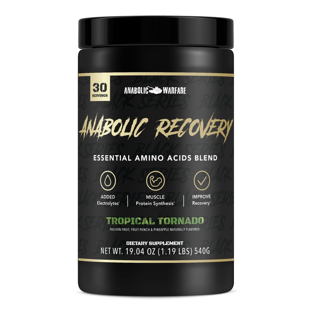 Recuperação Anabólica, Aminoácidos Essenciais, Recuperação pós-treino, Hydration Premium, Construir Muscle* (Tornado Tropical, 30 Servings)