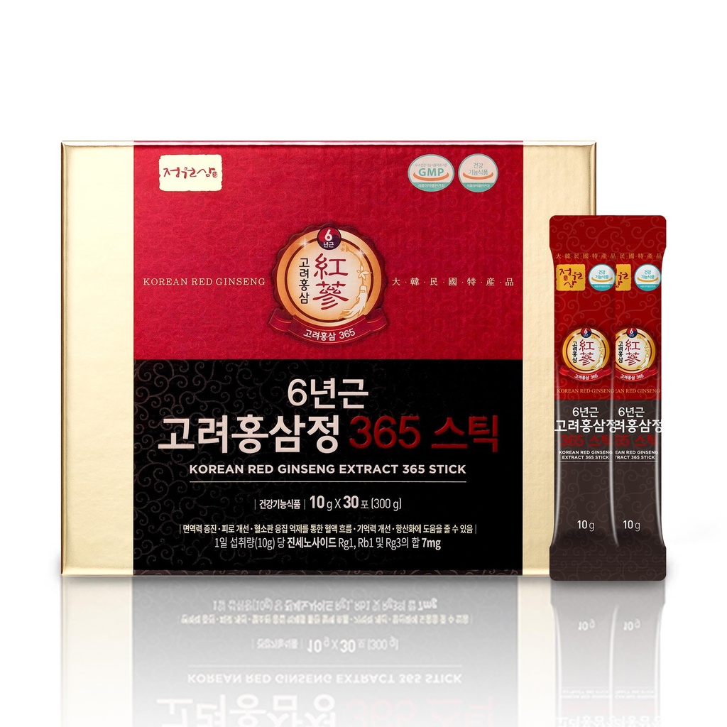 6 anos Ginseng vermelho 365 vara