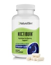 NaturalSlim Night Time Fat Burner para Mulheres e Homens - Noctiburn Overnight Fat Burning Supplements with Essentials Amino Acid for Night Burn Metabolism Support - 120 Cápsulas Vegetais