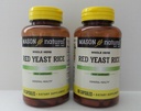 MASON NATURAL Red Levest Rice Cápsulas - 60ct, Embalagem de 2