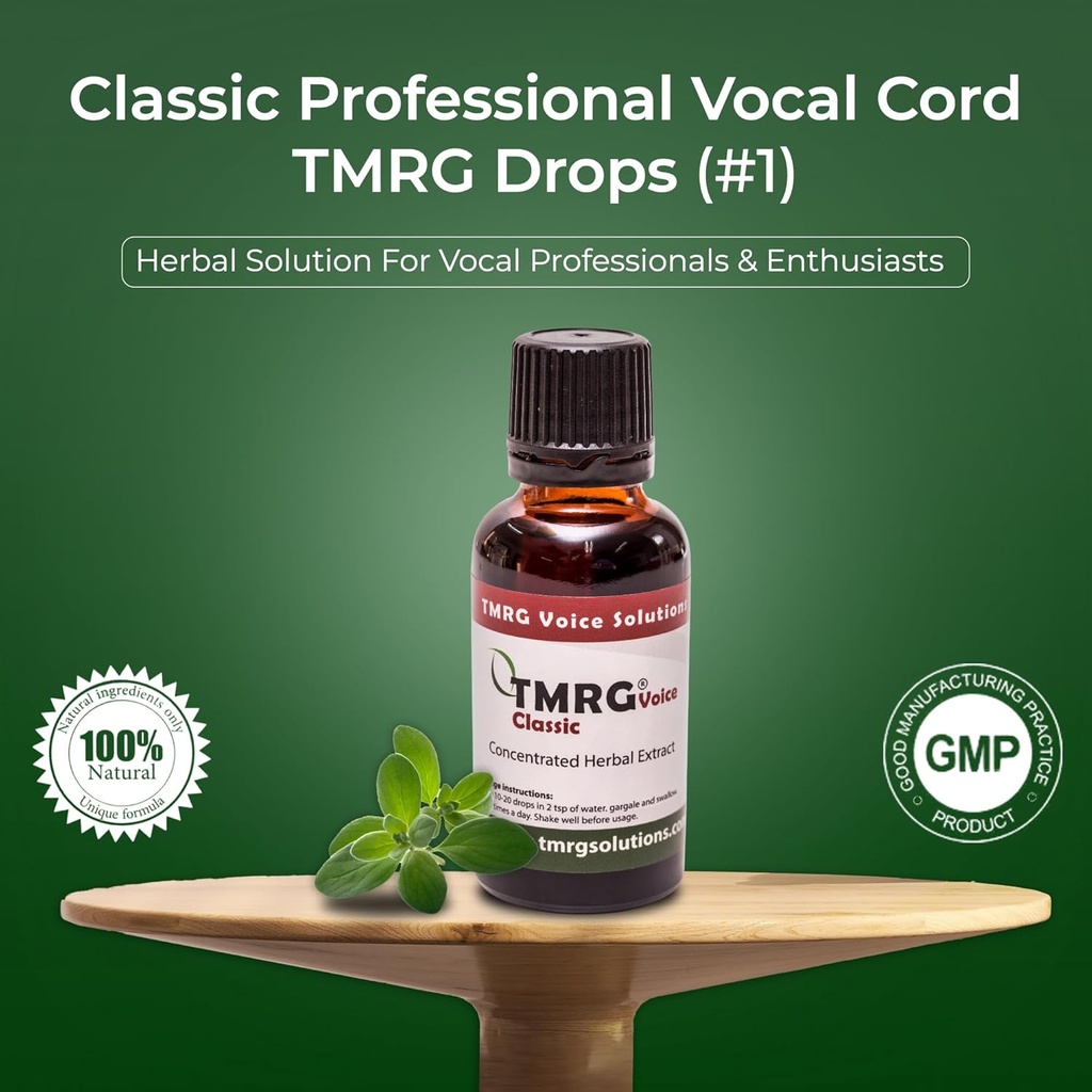Clássico profissional Vocal Remedy 100% Natural Herbal Voz Suplemento Drops para dor de garganta rouquidão Vocal Vocal Dano Vocal Reparar Vocal Problemas Vocais craked Voz (15ml)