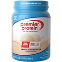 Premier Protein Powder, Baunilha Milkshake, 30g Protein, 1g Sugar, 100% Whey Protein, Keto Friendly, No Soy, Gluten Free, 23,3 oz (17 Servings)