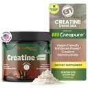 TerraNutri Creatina Mono-hidrato Pó - Puro suplemento Creatina para força muscular, força e desempenho – Não-GMO, sem açúcar, Aditivo-livre – para homens e mulheres, Sem sabor 250g