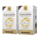 Solgar Full Spectrum Curcumin - 60 LiCaps, Pacote de 2 - Absorção Superior - Cérebro, Conjunção e Saúde Imunitária - Não-GMO, Vegan, Glúten Livre, Leite Livre - 120 Total Servings