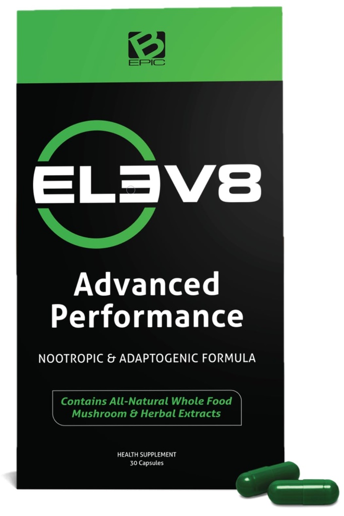 BEpic ELEV8 Advanced Performance Supplement - Fonte de 30 dias (30 Cápsulas)