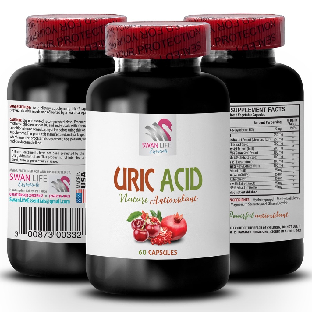 alimentos para reduzir o ácido úrico - ACID URIC - como reduzir o ácido úrico, como reduzir o ácido úrico, extrato de romã, suco de cereja, cápsulas de cereja tart, extrato de cereja tart, alimentos de ácido úrico 1Bot 60Caps