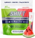 Real Ketones BHB Exógenos Ketones Bebida Mix Packets Keto Electrolytes Powder Packets No Sugar with 4 Main Fashing Electrolytes Plus Hydrating Patented Keto BHB - 30 Count Watermelon