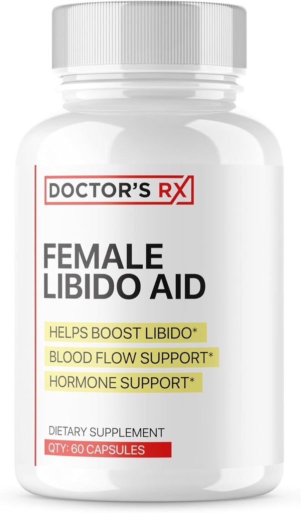 RX do doutor #1 Recomendado Female Libido Booster for Women □ Impulsionar, Equilíbrio Hormônios, Aumentar a Sensibilidade; Atuar rapidamente + 14 Ultra Ingredientes; 3o partido testado para mulheres - 60 comprimidos