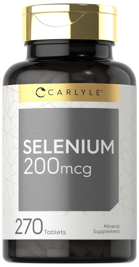 Carlyle Selenium Supplement 200 mcg 270 Comprimidos
