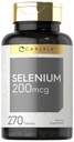 Carlyle Selenium Supplement 200 mcg 270 Comprimidos