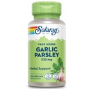 SOLARAY Bolbo de alho & folha de salsa 530mg ; saudável Cardiovascular e Imune Sistema de Apoio à função      , Não-GMO, Vegan & Lab verificado , 100 VegCaps