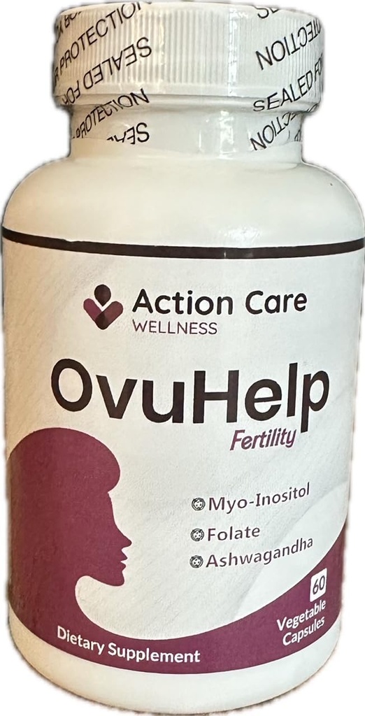 OvuHelp Fertilidade Para Mulheres combina a composição ideal de ervas de renome mundial, nutrientes, vitaminas, minerais e mio-inositol para promover a saúde reprodutiva. 60 cápsulas por frasco.