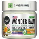 Óleo de árvore de chá Balm, Força extra, Emparelhar bem com Jock Comichão Creme, Spray, Atletas Pé, Creme de verme para humanos, Creme de erupção, Atuar rápido para seco, Pele comichosa, Planta Powered Wonder Balm