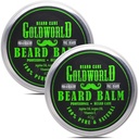 Balsa de barba GoldWorld 2 Pack para o acasalamento de barba, cuidado de urso