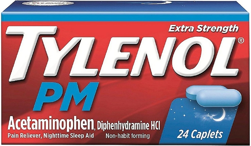 Tylenol Pm ES Caplet 24ct Tamanho 24ct