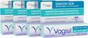 Vagisil Feminino Creme Anti-Itch para Mulheres, Fórmula de Pele Sensível com Hidrocortisona, Ajuda a aliviar a Infecção de Levedura Irritação, Ginecologista Testado, Acalma & Frio, 1 oz (Pacote de 4)
