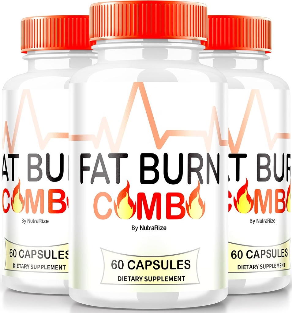 (3 Pack) Fat Burn Combo Cápsulas, FatBurn Combo Keto Formula, All Natural Weight Loss Supplement to Achieve Healthy-looking Body, Keto Fitness Pills, Comentários Oficiais (180 Cápsulas)