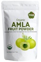 Amla Fruit Powder orgânico, Amalaki Berry Powder, pacote de teste de 4 onça/112 gm, USDA Orgânico, cru Superfood para pele e cabelo, Resealable Pouch de 4 onças