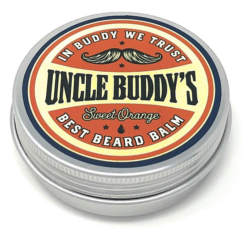 Melhor Balsa de Barba Laranja Doce do Tio Buddy Leave-In Condicionador para Controle e Estilo, Promove Crescimento e Saúde da Barba, 2 onças