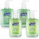 PURELL Advanced Hand Sanitizer Gel calmante, fresco cheiro, 8 fl oz garrafa de bomba (Pacote de 4), 9674-06-ECDECO