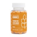 NaturesPlus Gummies Curcumin Açafrão - 60 Gummies, Pêssego - Suporta Joint, Digestivo & Saúde Cardiovascular - Vegan, Sem glúten, Não-GMO - 30 Servings