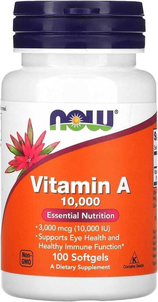 Agora Alimentos Vitamina A 10.000 UI 100 Sgels