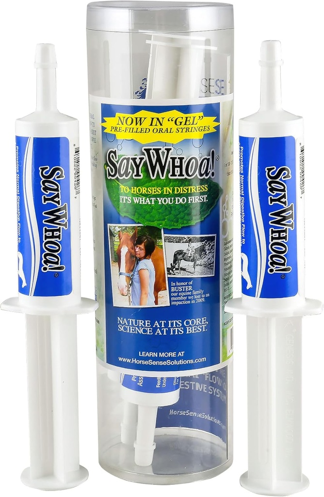 para cavalos em sofrimento: Promove fluxo digestivo normal, azul, 4Wx10L