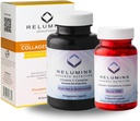 Relumins Premium Conjunto de brilho de verão – Colágeno Abacaxi, Glutationa 1000mg e Vitamina C – Suporte antioxidante para a saúde da pele e bem-estar geral – 3-em-1 Kit de beleza e bem-estar